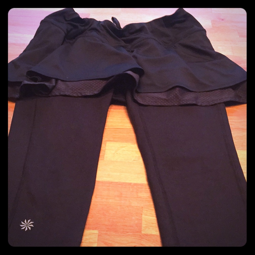Athleta Running skort with attached capris